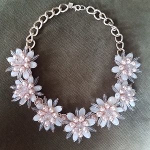 Banana Republic Floral Statement Necklace